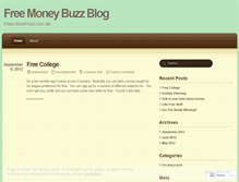 Tablet Screenshot of freemoneybuzz2.wordpress.com