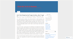 Desktop Screenshot of businessdonts.wordpress.com