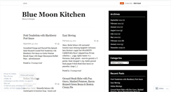 Desktop Screenshot of bluemoonkitchen.wordpress.com