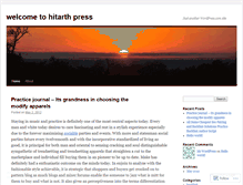 Tablet Screenshot of hitarthpress.wordpress.com