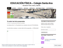 Tablet Screenshot of educacionfisicasantaana.wordpress.com