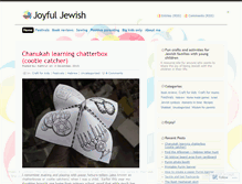 Tablet Screenshot of joyfuljewish.wordpress.com