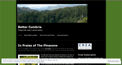 Desktop Screenshot of bettercumbria.wordpress.com