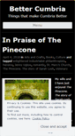 Mobile Screenshot of bettercumbria.wordpress.com