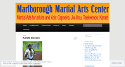 Desktop Screenshot of martialartcenter.wordpress.com