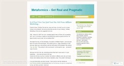 Desktop Screenshot of metaformics.wordpress.com