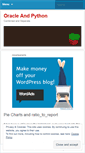 Mobile Screenshot of oracleandpython.wordpress.com