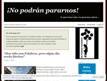 Tablet Screenshot of nopodranpararnos.wordpress.com