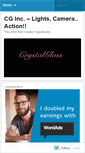 Mobile Screenshot of crystalglass.wordpress.com