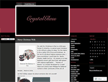 Tablet Screenshot of crystalglass.wordpress.com