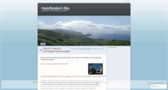 Desktop Screenshot of hopeofbangkok.wordpress.com