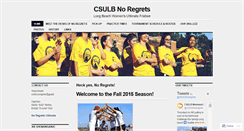 Desktop Screenshot of csulbnoregrets.wordpress.com