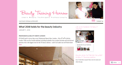 Desktop Screenshot of beautytrainingharrow.wordpress.com