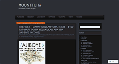 Desktop Screenshot of anjalpratama.wordpress.com