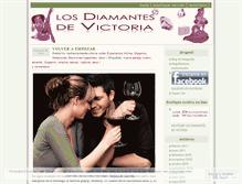 Tablet Screenshot of losdiamantesdevictoria.wordpress.com