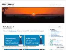 Tablet Screenshot of faniidunya.wordpress.com