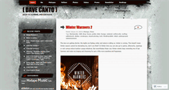 Desktop Screenshot of davecanto.wordpress.com