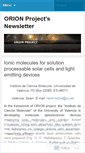 Mobile Screenshot of orionproject.wordpress.com