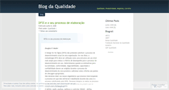 Desktop Screenshot of blogdaqualidade.wordpress.com