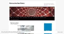 Desktop Screenshot of parrocchiasanpietro.wordpress.com