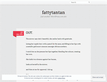 Tablet Screenshot of fattytantan.wordpress.com