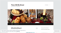 Desktop Screenshot of breadhere.wordpress.com