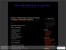 Tablet Screenshot of markprog.wordpress.com