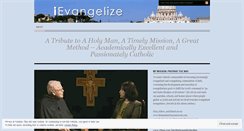 Desktop Screenshot of ievangelize.wordpress.com