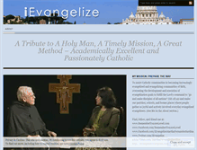 Tablet Screenshot of ievangelize.wordpress.com