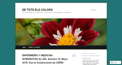 Desktop Screenshot of detotselscolors.wordpress.com