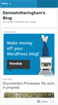 Mobile Screenshot of denisefotheringham.wordpress.com