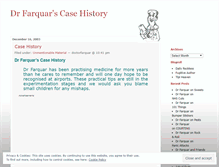 Tablet Screenshot of drfarquar.wordpress.com