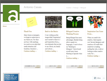 Tablet Screenshot of antonio0922.wordpress.com