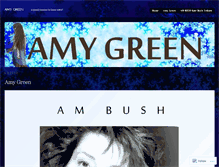 Tablet Screenshot of amygreenvoice.wordpress.com