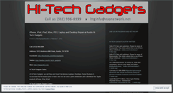 Desktop Screenshot of hitechgadgetsaustin.wordpress.com