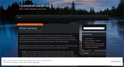 Desktop Screenshot of nyweekendwarrior.wordpress.com