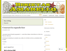 Tablet Screenshot of besiktasamarello.wordpress.com