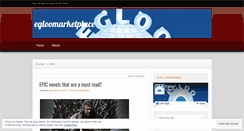 Desktop Screenshot of egloomarketplace.wordpress.com