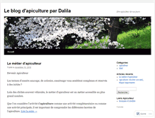 Tablet Screenshot of dalilapiculteur.wordpress.com