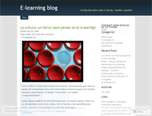 Tablet Screenshot of elearningblog.wordpress.com