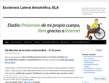 Tablet Screenshot of esclerosislateralamiotrofica.wordpress.com
