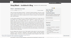 Desktop Screenshot of nirajrules.wordpress.com