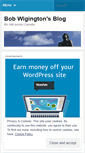 Mobile Screenshot of bobwigington.wordpress.com