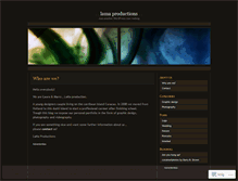Tablet Screenshot of lamaproductions.wordpress.com
