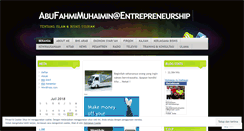 Desktop Screenshot of kewirausahaansyariah.wordpress.com