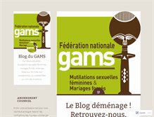 Tablet Screenshot of gamsfrance.wordpress.com