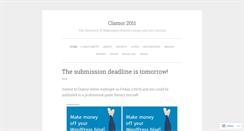 Desktop Screenshot of clamorjournal.wordpress.com