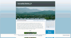 Desktop Screenshot of incorruptibleministries.wordpress.com
