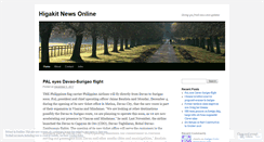 Desktop Screenshot of higakitnewsonline.wordpress.com