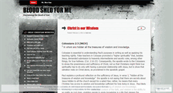 Desktop Screenshot of bloodshedforme.wordpress.com